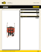 Aspersor Parazzini 200 L Aguilón 28" — PTO, Sin Motor Adicional · specs