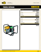 Parihuela de Diafragma 6.5 HP — Manguera 10 mm, Carrete y Pistola · specs