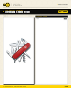 Victorinox Climber 91mm Rojo — Navaja 18 Funciones con Alicates — ficha técnica