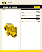 Bomba Parazzini BPP165 — ficha técnica