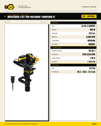 Impactador 2 en 1 a Gasolina — Posteador y Rompedor, 33 cc · specs