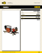 Parihuela 6.5 HP Acero — 40 bar, Kit Completo · specs
