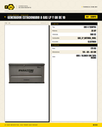Generador estacionario trifásico 10 kW — gas LP/GN, ATS automático · specs