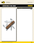 Victorinox Spartan Wood 91mm Nogal — Navaja 16 Funciones Madera — ficha técnica