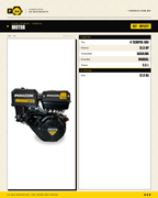 Motor 13 HP 4 Tiempos Doble Filtro — Cuñero 1 · specs