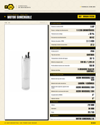 Motor Sumergible AQUA PAK MSQA4-51230 — 5 HP, 1x230 V, IP68, Acero Inox 304, Serie 4" · specs