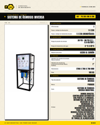 Sistema de Ósmosis Inversa Industrial PURIKOR — 6,912 GPD · specs