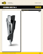 Victorinox Swiss Tool X — Multitool 26 Funciones con Funda Sintética — ficha técnica