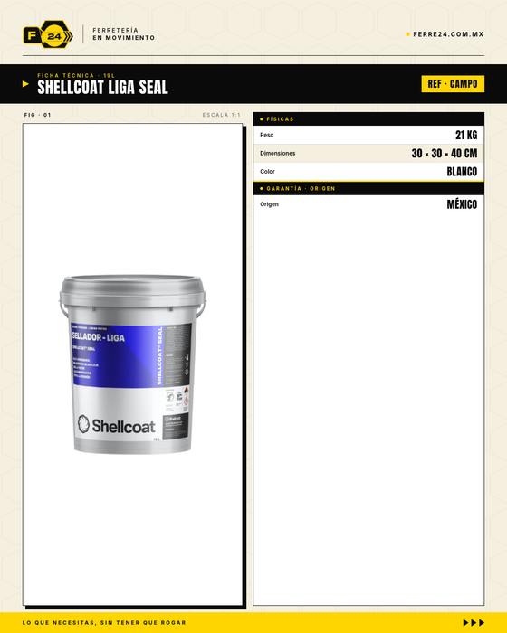 Shellcoat Liga Seal 19L Sellador (Promotor de Adherencia + Sellador)