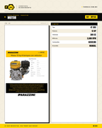 Motor Parazzini MP13C — 13 HP 4T con Caja Reductora Integrada · specs