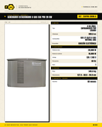 Generador Estacionario a Gas 20 kW — EGX PRO · specs